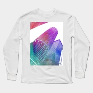 Marina Towers (Watercolor). Long Sleeve T-Shirt